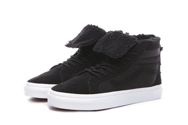 Vans High Top Shoes Lined with fur--009